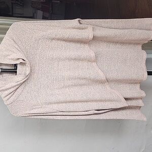 Maternity Nursing Queen Camel Asymmetric Cowl Neck Sweater Size Large